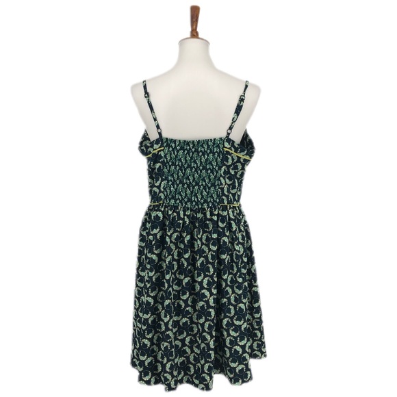 LC Lauren Conrad Blue & Green Floral Print Dress - Picture 4 of 8